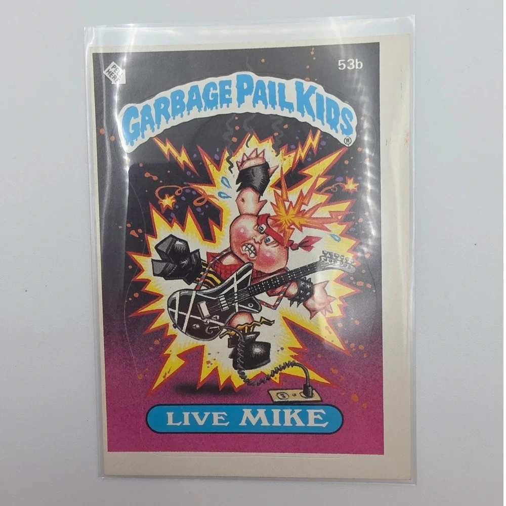Topps Garbage Pail Kids OS2 Live Mike Pink Good 53b